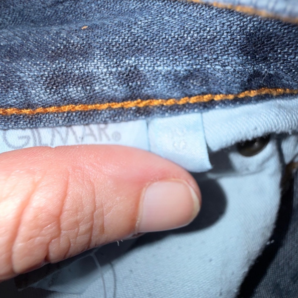 Iceberg Icejeans Capri Denim Pants Womens 28 Blue Made in Italy Pointed Hem - Picture 6 of 10